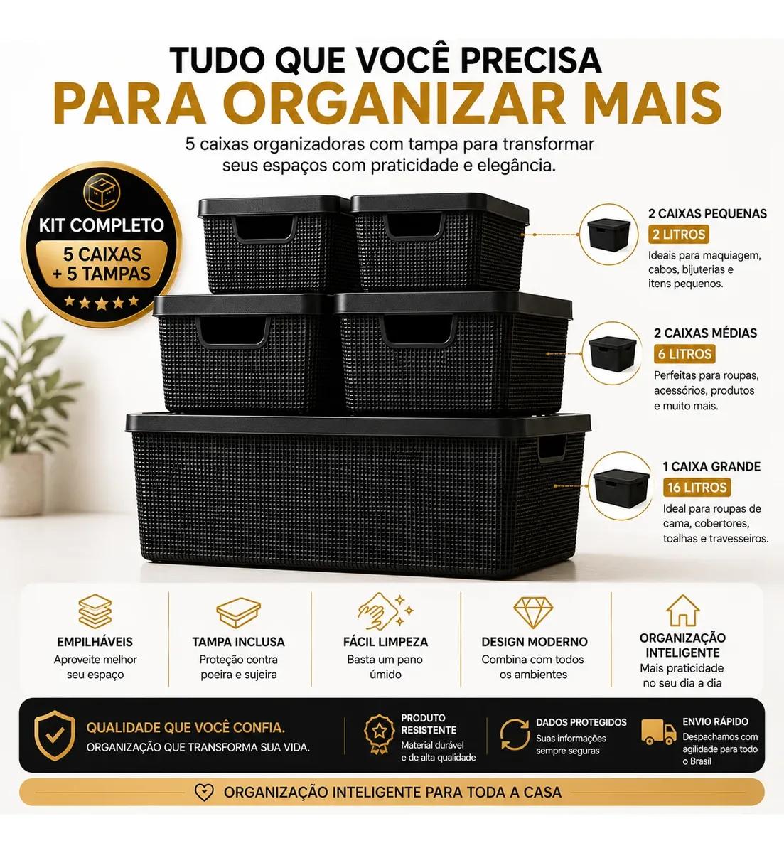 Melhor caixa organizadora: guia 2026
