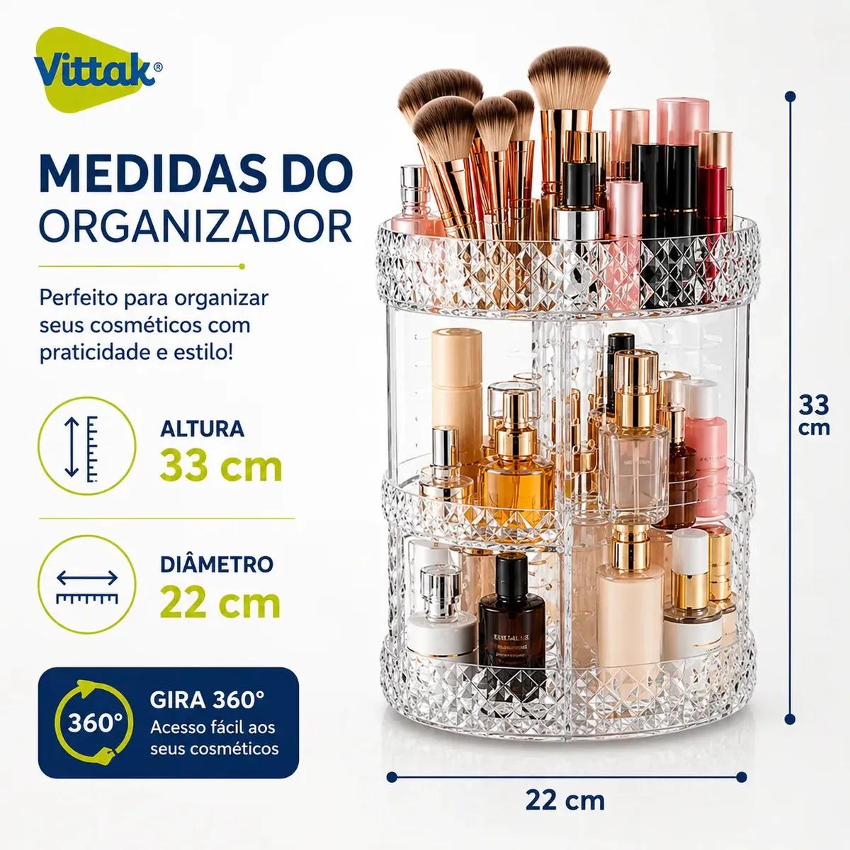 Melhor organizador de maquiagem: guia 2026